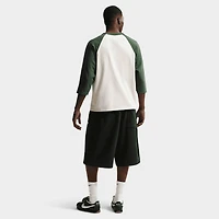 Nike Club Fleece OS Shorts / Black White
