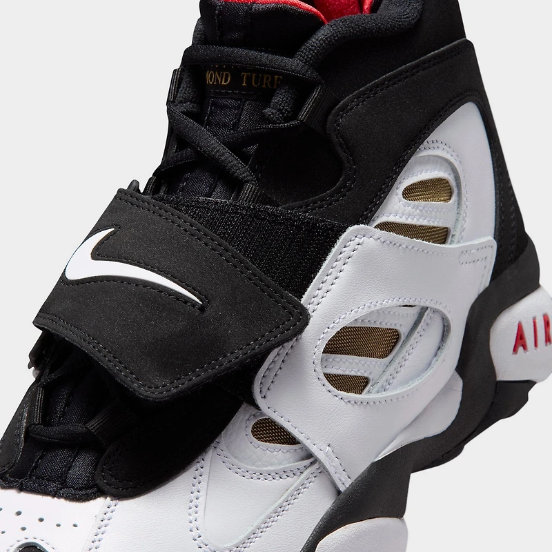 Nike Air Diamond Turf 2 Black / White - Fire Red