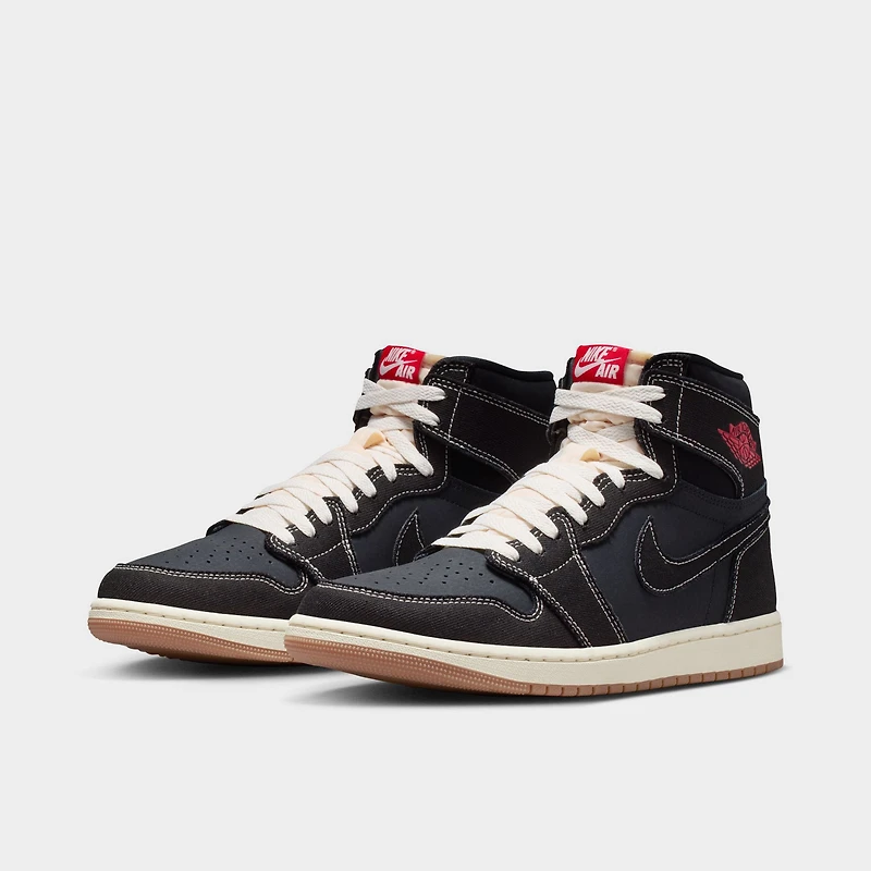 Jordan 1 Retro High OG Flight Club Black / University Red - Sail