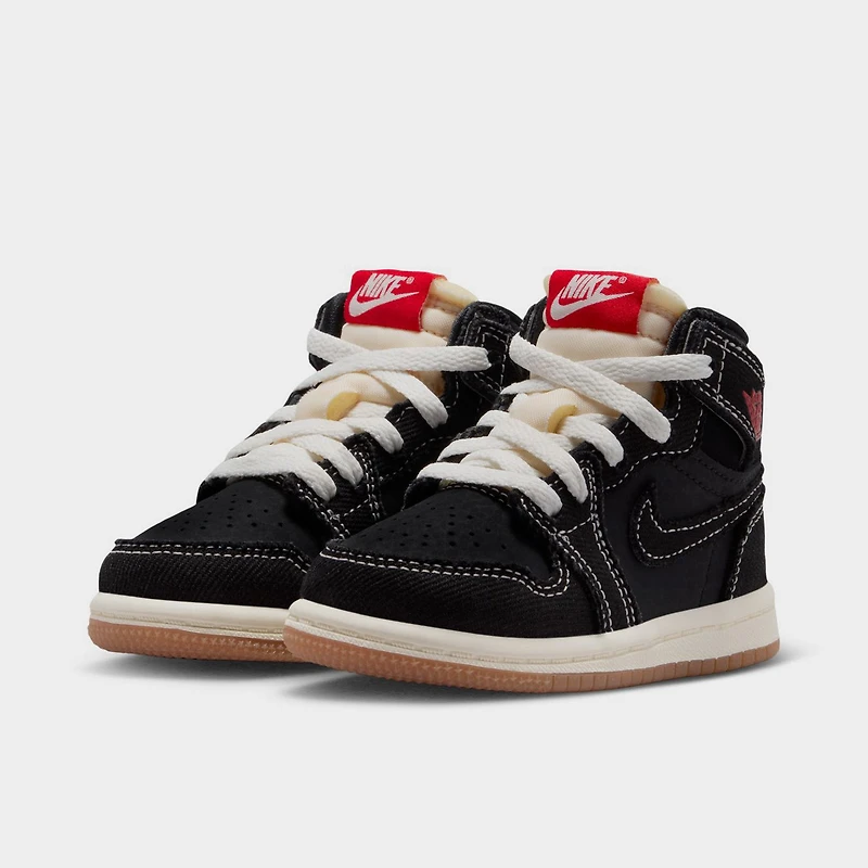 Jordan 1 High OG Retro TD Noir / Voile - Gomme