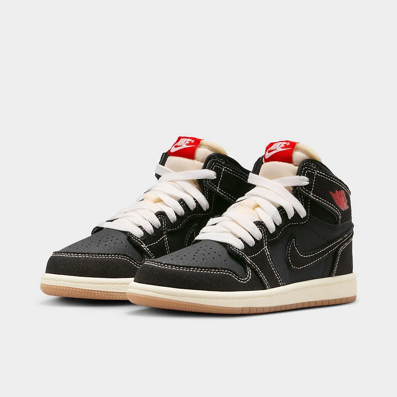 Jordan 1 High OG Retro PS Noir / Voile - Gomme