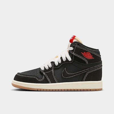 Jordan 1 High OG Retro PS Noir / Voile - Gomme