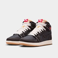 Jordan 1 High OG Retro GS Noir / Rouge Universitaire - Voile