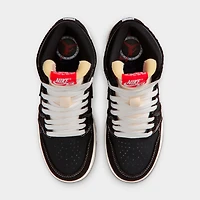 Jordan 1 High OG Retro GS Noir / Rouge Universitaire - Voile