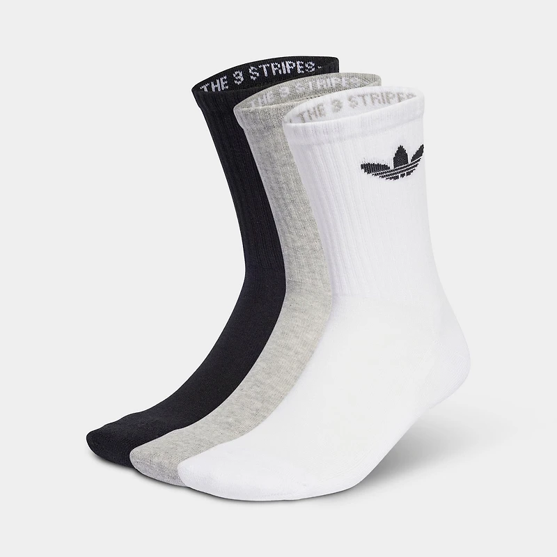 adidas Originals Trefoil Crew Cushion Socks (3-Pack) / Multi