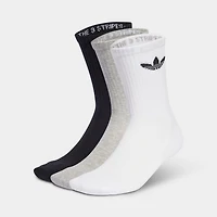 adidas Originals Trefoil Crew Cushion Socks (3-Pack) / Multi