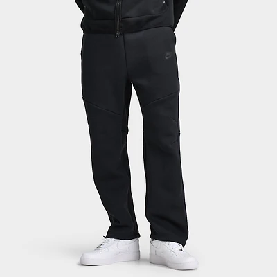 Nike Tech Hommes Pantalon Polaire à ourlet ouvert / Noir
