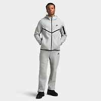 Nike Tech Men's Open-Hem Fleece Trousers / Dark Grey Heather