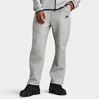 Nike Tech Men's Open-Hem Fleece Trousers / Dark Grey Heather