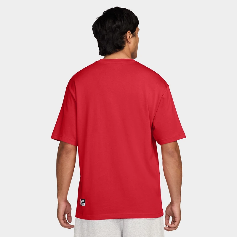 Jordan Graphic Flight Club Crew Neck Basic T-shirt / University Red