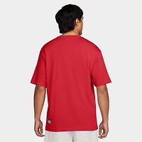 Jordan Graphic Flight Club Crew Neck Basic T-shirt / University Red