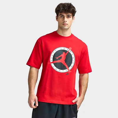 Jordan Graphic Flight Club Crew Neck Basic T-shirt / University Red