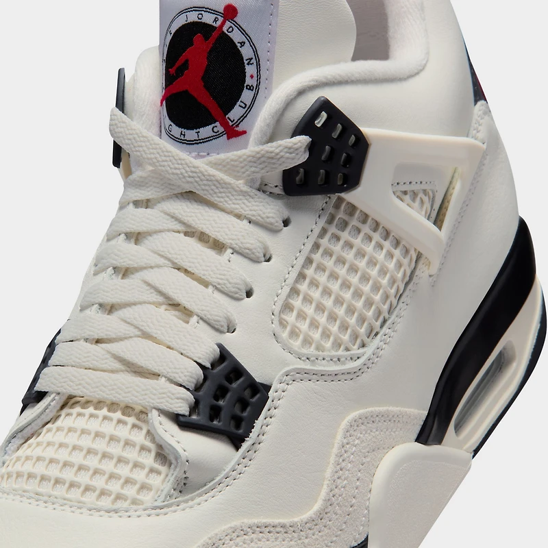 Jordan 4 Rétro OG FC Voile / Noir - Rouge Universitaire