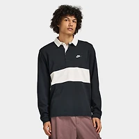 Nike Club Longsleeve Rugby Top / Black
