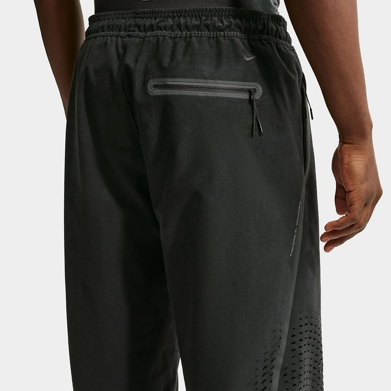 Nike Tech Fleece Dri-Fit Shori Perf Open Hem Pants / Black