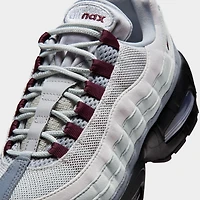 Nike Femmes Air Max 95 Gris Fumé / Bourgogne - Clair