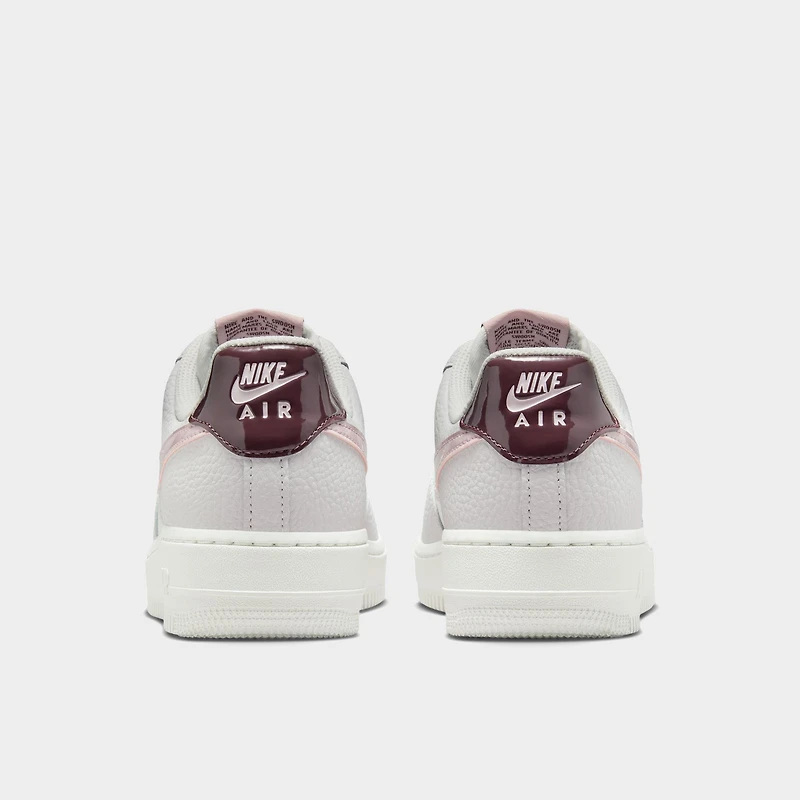 Nike Women's Air Force 1 '07 Summit White / Plum Chalk - Vast Grey