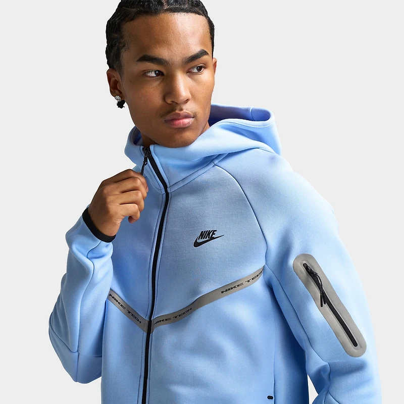 Nike Sportswear Tech Fleece Hoodie Reflective / Blue