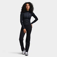 Nike One Femmes Veste ajustée Dri Fit zippé Noir / Blanc