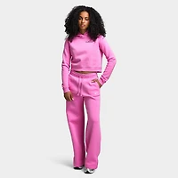 Nike Sportswear Phoenix Rétréci Chandail à capuchon Polaire / Rose ludique