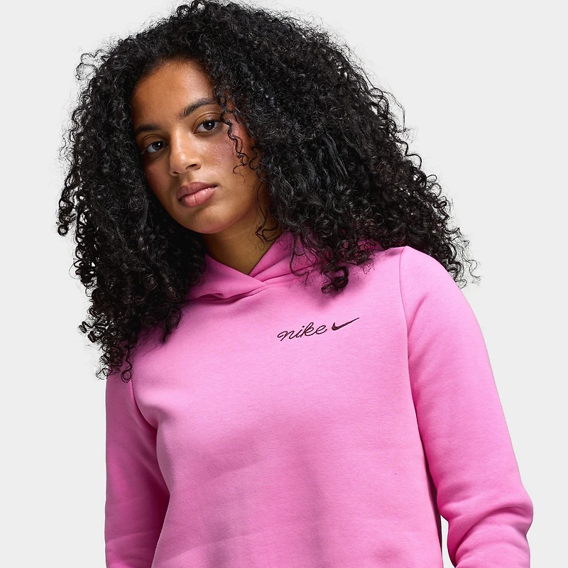 Nike Sportswear Phoenix Rétréci Chandail à capuchon Polaire / Rose ludique