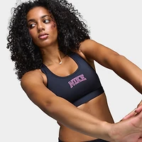 Nike Women's Swoosh Medium Sports Bra / Black