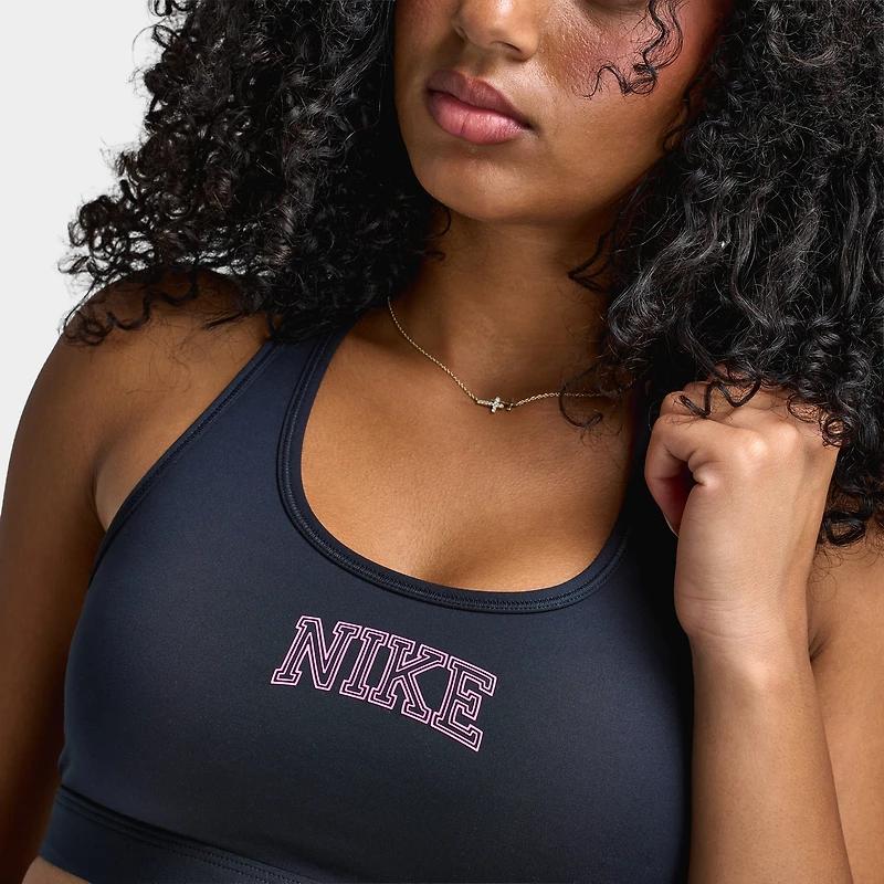 Soutien-gorge de sport Nike Swoosh Medium pour femme / Noir