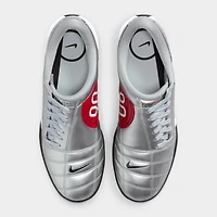 Nike Femmes Total 90 Argent métallique / Noir - Rouge Universitaire