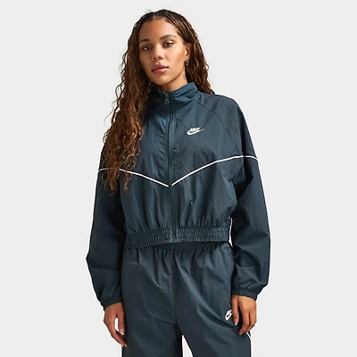 Nike Sportswear Women's WR Woven Jacket Speed Seaweed / Sail