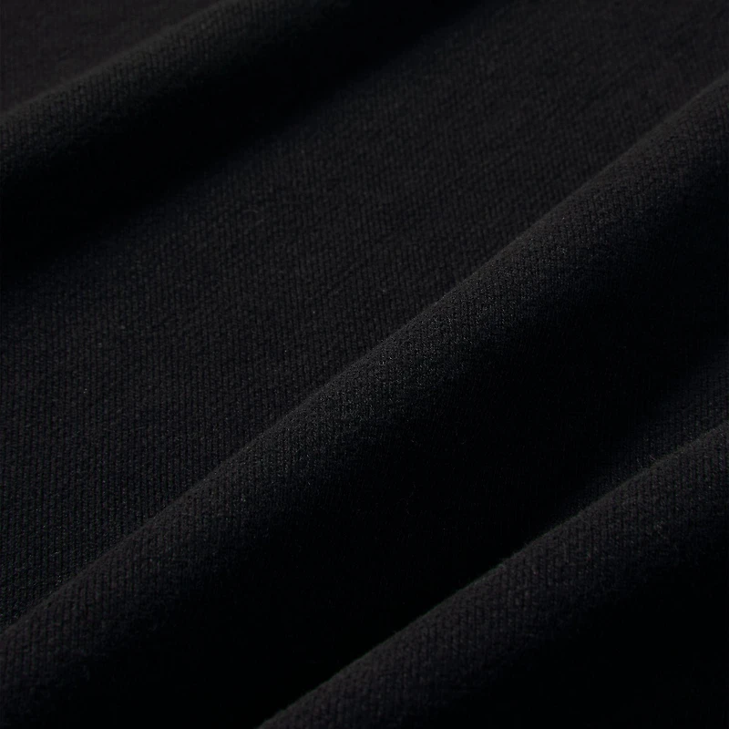 Nike Studio Fleece Chandail à capuche Court Zippé Noir / Blanc