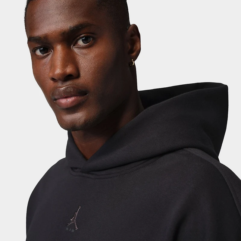 Jordan Brooklyn Chandail à Capuche Surdimensionné en Polaire / Noir
