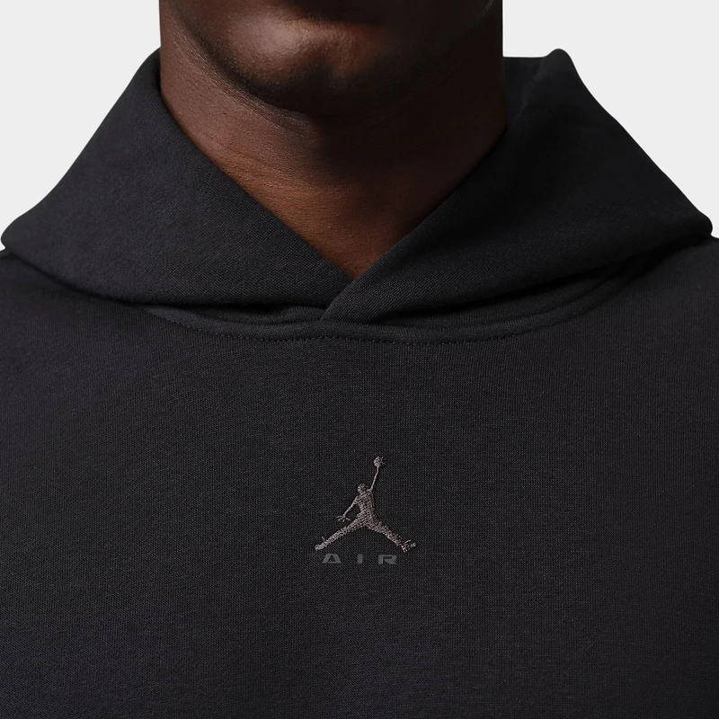 Jordan Brooklyn Oversized Fleece Hoodie / Black