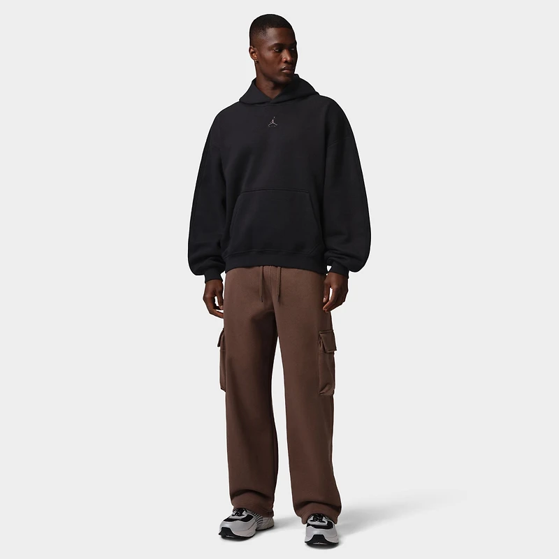 Jordan Brooklyn Oversized Fleece Hoodie / Black