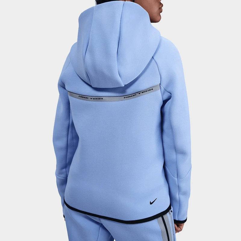 Nike Sportswear Juniors' Tech Fleece Full Zip Reflect Aluminum / Black