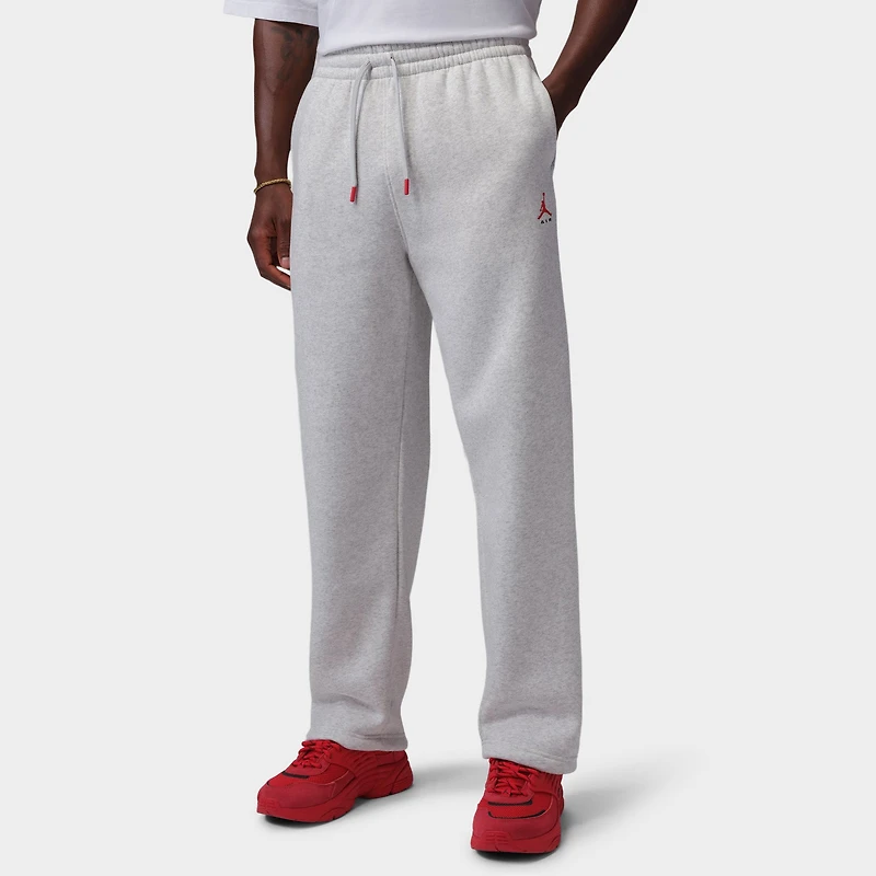Jordan Brooklyn Pantalon en molleton à ourlet ouvert / Gris neutre