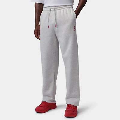 Jordan Brooklyn Pantalon en molleton à ourlet ouvert / Gris neutre