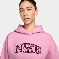 Nike Femmes Studio Chandail à capuche Surdimensionné Rose Monté / Fumé