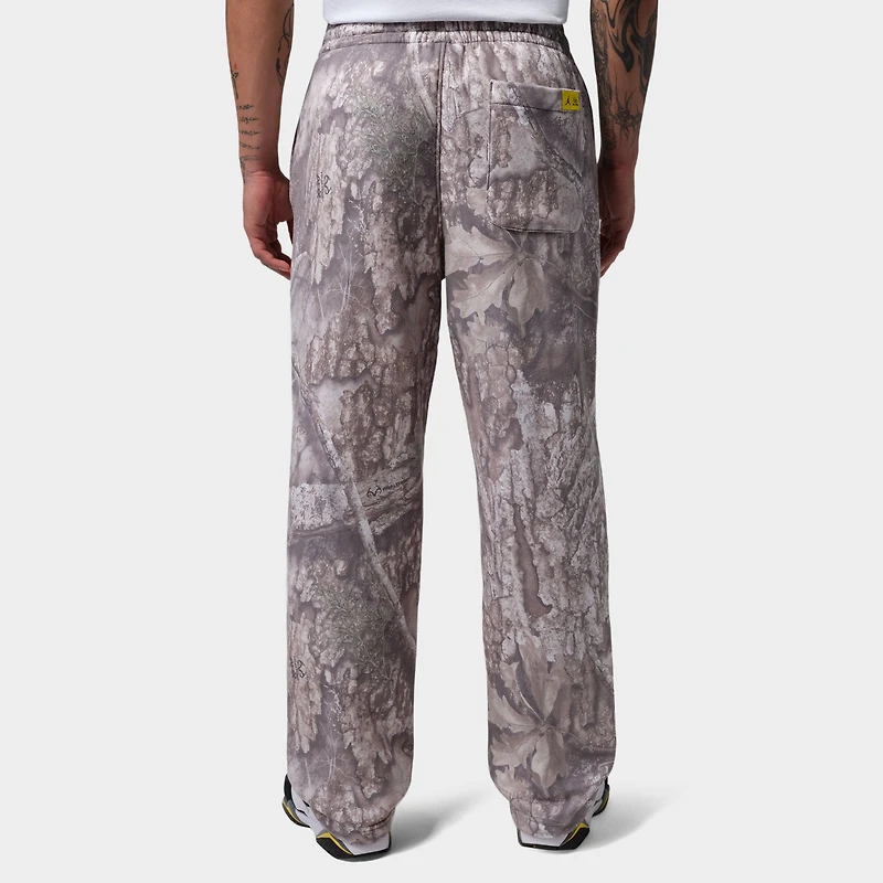 Jordan Brooklyn Realtree Fleece Open Hem Pants White / Bright Citron