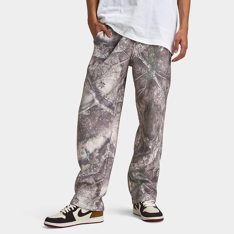 Jordan Brooklyn Realtree Fleece Open Hem Pants White / Bright Citron