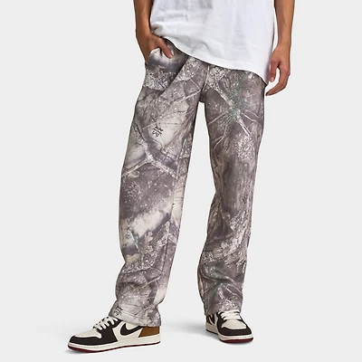 Jordan Brooklyn Realtree Fleece Open Hem Pants White / Bright Citron
