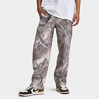 Jordan Brooklyn Realtree Fleece Open Hem Pants White / Bright Citron