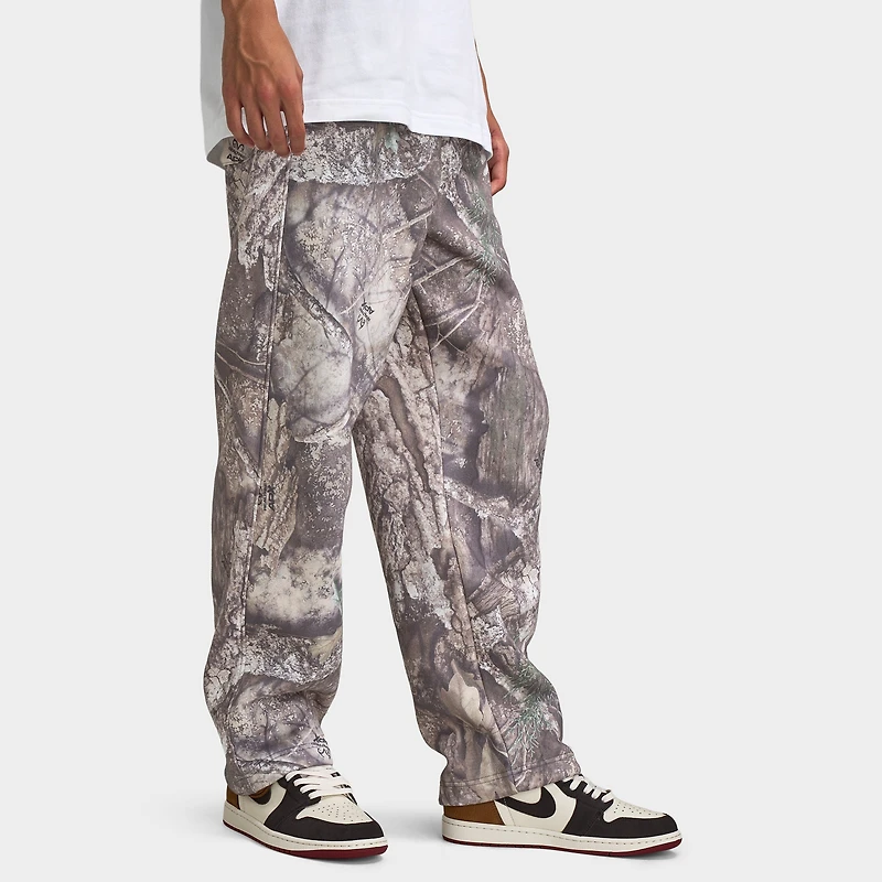 Jordan Brooklyn Realtree Fleece Open Hem Pants White / Bright Citron