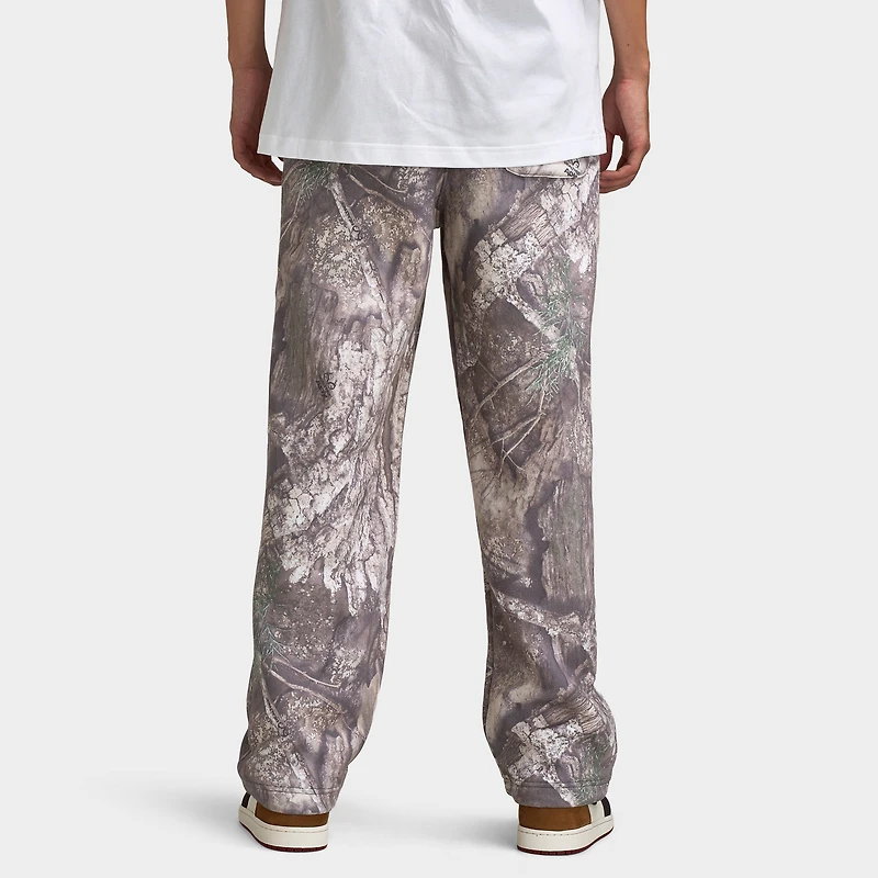 Jordan Brooklyn Realtree Fleece Open Hem Pants White / Bright Citron