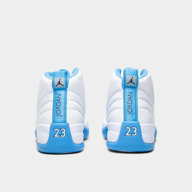 Jordan 12 Retro White / University Blue - Metallic Silver