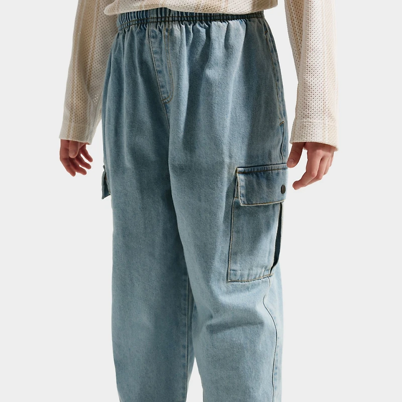 Nike Sportswear Junior Pantalon cargo en denim / Bleu armure clair