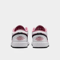 Jordan Women's 1 Low SE White / Desert Berry - Black