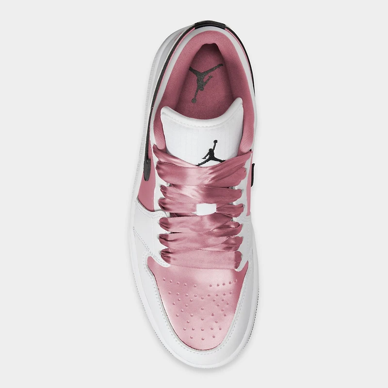 Jordan Women's 1 Low SE White / Desert Berry - Black