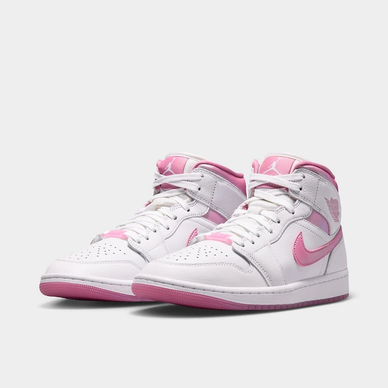 Jordan Women's 1 Mid SE White / Desert Berry