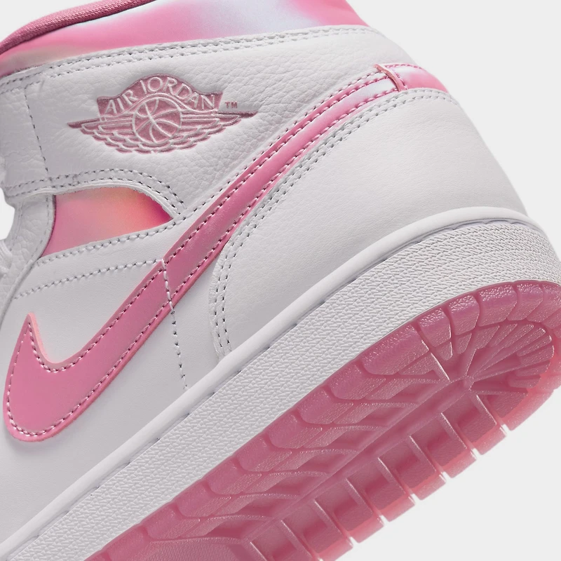 Jordan Women's 1 Mid SE White / Desert Berry