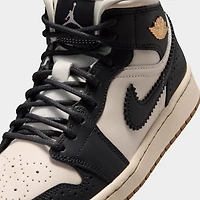 Jordan Women's 1 Mid SE Off Noir / Chalk